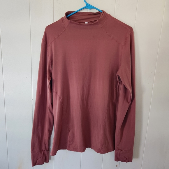 Fabletics Tops - Fabletics Mock Neck Long sleeve Workout top Size XL
